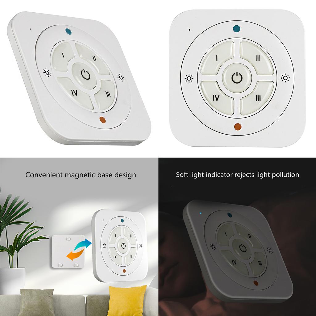 RF Remote Controller for Single Color LED Strip Lights 9-Key Wireless Dimmer Dimming Control for Room Home