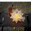 Outdoor Polestar Pp Board Lampshade Diy Camping Colorful Waterproof Hollowed-Out Lampshade Decorative Lantern Accessories