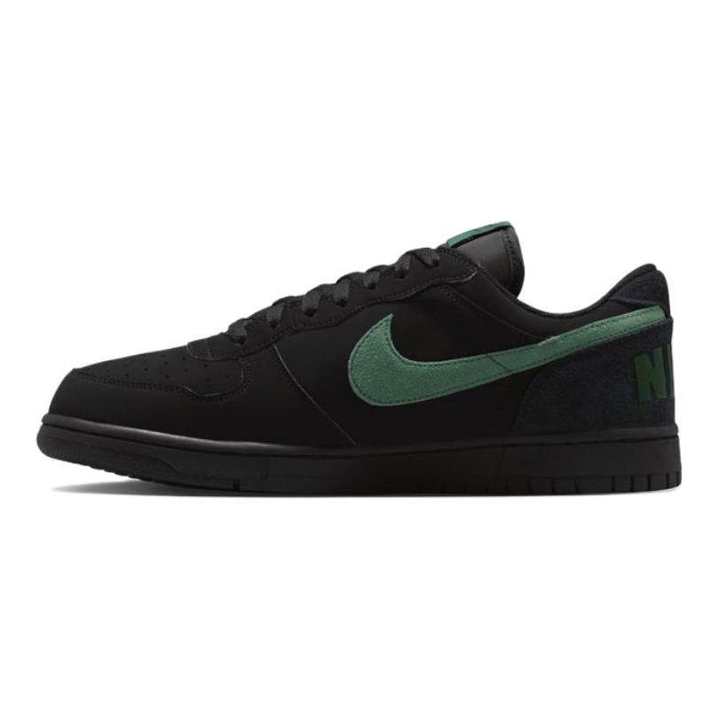 Nike Big Low top Skateboard Shoes Men's Black Green 854166-008