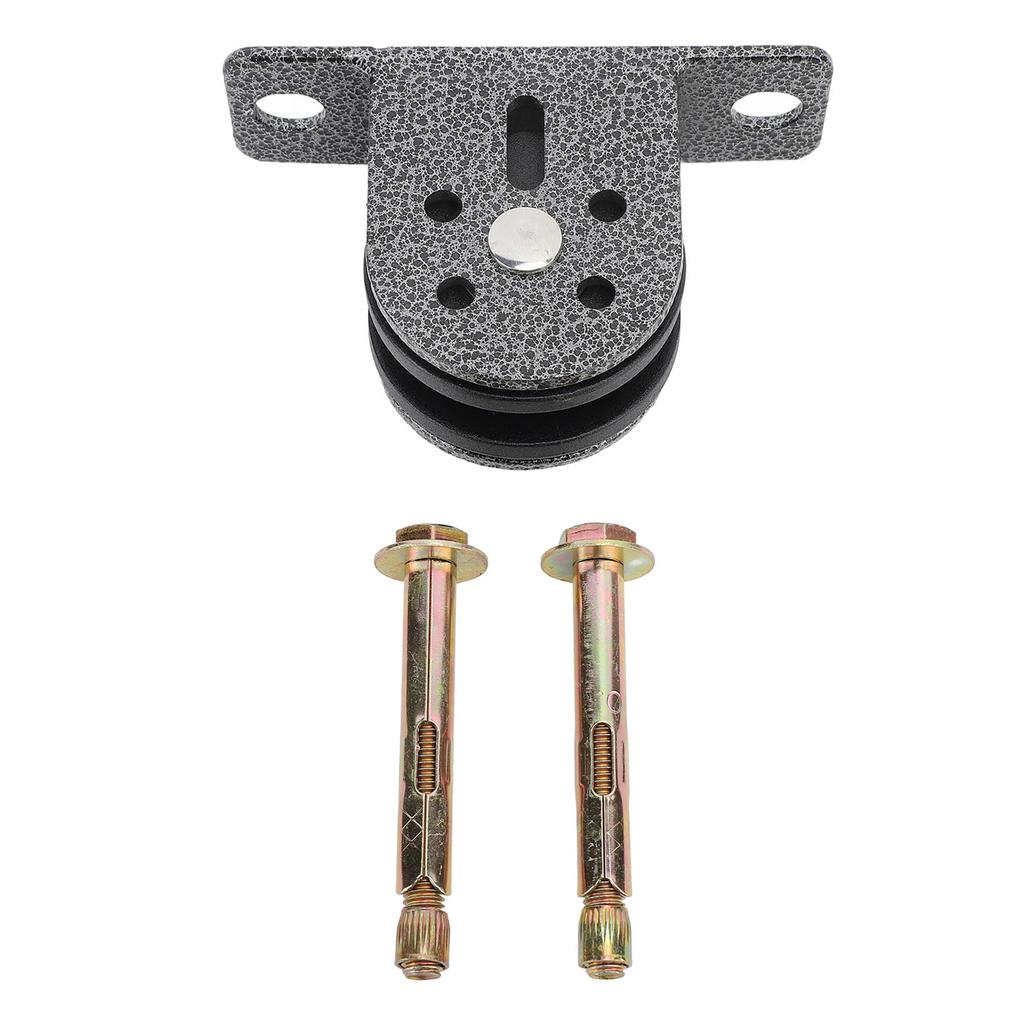 Wall Mount Pulley Wheel Iron Heavy Duty Traction Silent Fixed Pulley Wheel for DIY Fitness Gym Cable Pulley System Equipment