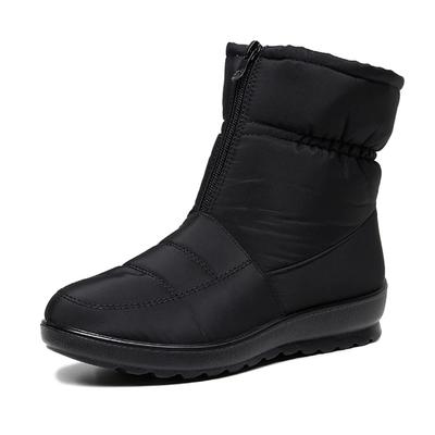 PAFHL Neve Quente e Inverno Neve Curta Outdoor Tamanhos Tamanho Botas Femininas Forradas com Lã, Quente, Botas, Botas, Sapatos, Antiderrapante, Outono/Inverno, 23,0cm-26,5cm