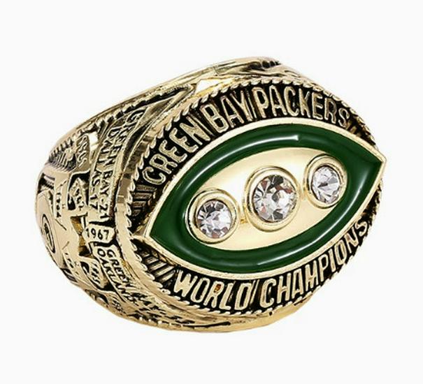 Чемпионское кольцо Green Bay Packers 1967 года - Горячий товар, памятный сувенир по американскому футболу NFL Size 11