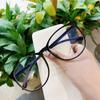 Transparent Computer Glasses Frame Women Men Anti Blue Light Round Eyewear Blocking Glasses Optical Spectacle Eyeglass EMA