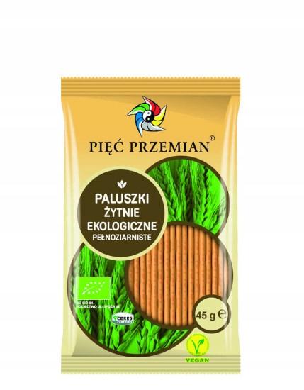 Whole grain rye sticks Piątek Przemiany 45 g
