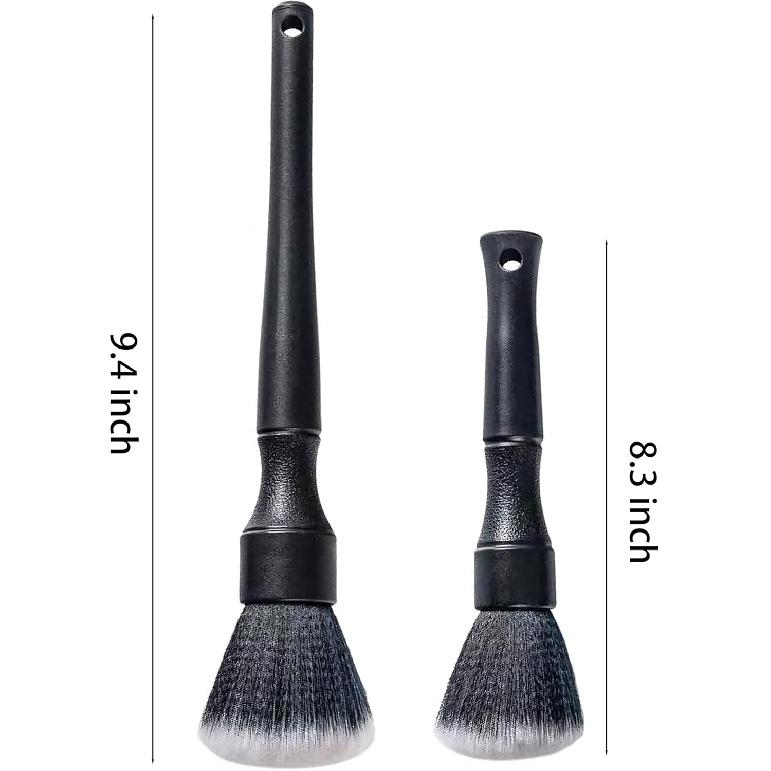 Ultra-Soft Car Detailing Brush Set, Scratch-Free Cleaning Brushes For Interior And Exterior, Air Vents, Dashboard, Wheels, Engine Bay, And Leather