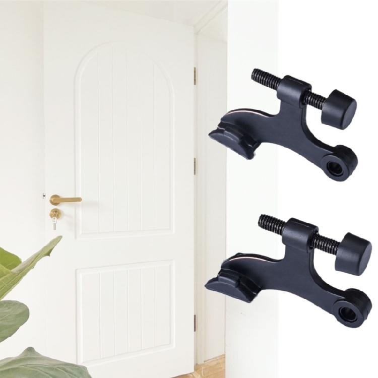 Door Top Hinges set US Type Door Stoppers set Heavy Duty Door Support Metal Hinges Pin Door Stop Simple Installation