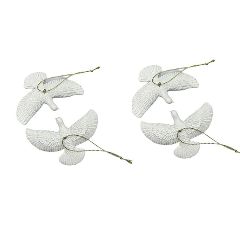1/2/4pcs Christmas Decoration Pigeon Christmas Decoration Creative Style Friendship Pigeon Venue Decoration Hanging Piece