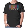 Unisex Crew Neck T-Shirt Reservoir Mayhem Graphic Short Sleeve Casual Tee