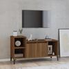 VidaXL TV Stand Brown Oak 100x35x55 Cm Engineered Wood 821187