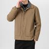 % White Duck Down Fake Two-piece Down Jacket Men's Winter New Loose Lapel Casual Jacket Men's