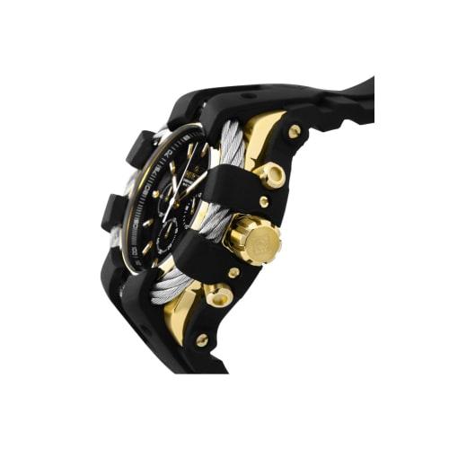 Invicta Men's 'Bolt' Quartz Stainless Steel and Silicone Casual Watch%% Color:Black (Model: 23860)