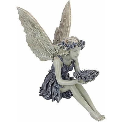 Figurine Decor Outdoor Garden Fairy Statue Ornaments, Angel Sculpture Realistic Lawn Yard Art Porch Patio Housewarming Garden Decorations