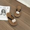 Ladies' Bow Flat Flip Flops