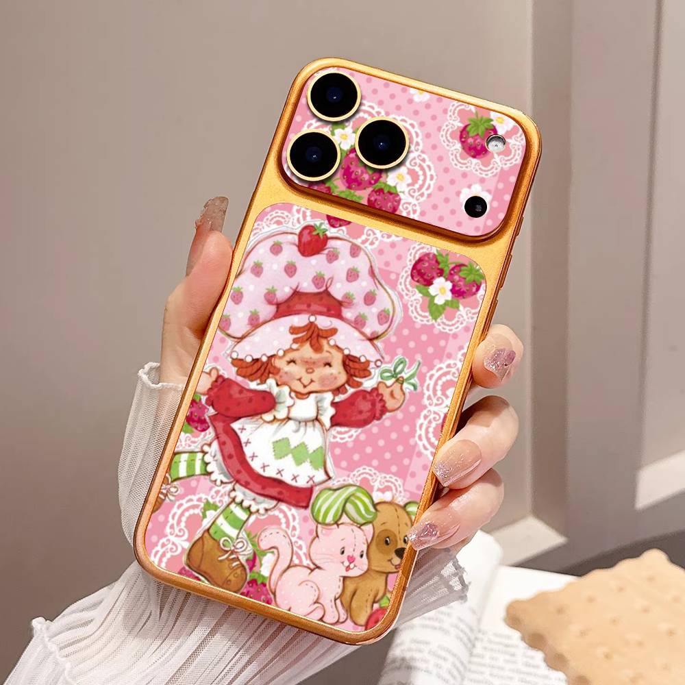 

Animated S-Strawberry S-Shortcake For IPhone 17 Pro 17 Pro Max Rear Skin Wrap Decal Protective Sticker iPhone 17 Pro