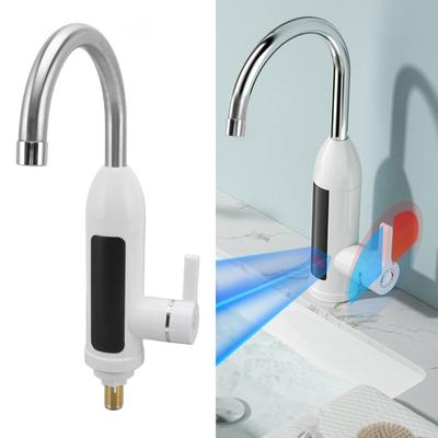Torneira de Aquecimento Instantâneo 3000W Aquecedor de Água Torneira IPX4 ABS Sem Tanque Aço Inoxidável Cozinha Torneira de Aquecimento para Casa