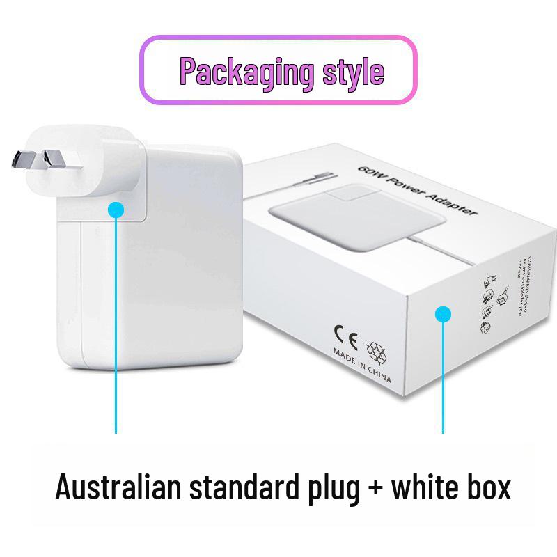 

Зарядний пристрій Apple MacBook: Міжнародний 61 Вт/67 Вт PD Адаптер швидкої зарядки Type-C 61W + 2m type-c cable