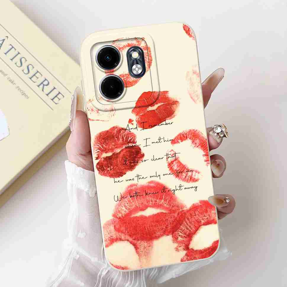 For Infinix Hot 50i Case Hot50i X6531 Lovely Rabbit Silicone Soft TPU Cover Fundas For Infinix Smart 9 Smart9 X6532 Phone Cases