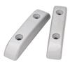 2Pcs Bass Thumb Rest Metal Fatigue Relieving Guitar Finger Rest for Performers Bands Silver