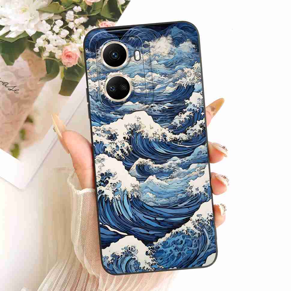 For Huawei Nova 10 SE Case Cute Cat Painted Soft Silicone Phone Back Cover For Huawei Nova10 SE nova10SE 10SE Case Bumper