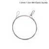 4Pcs/Lot Flexible Thin Black 1.5/2/3Mm Cable Safety Steel Lock Wire Safe Rope Locks Led Par Light Duty Quick Release Pin