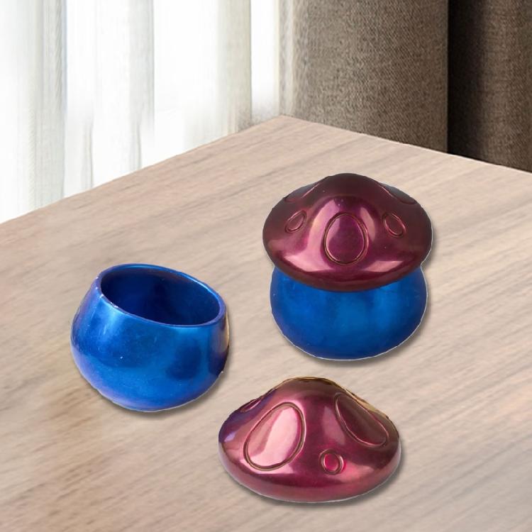 Mushroom House Resin Jar Silicone Molds with Lid Silicone Candle Holder Silicone Molds for Jewelry Jar Handmade Craft