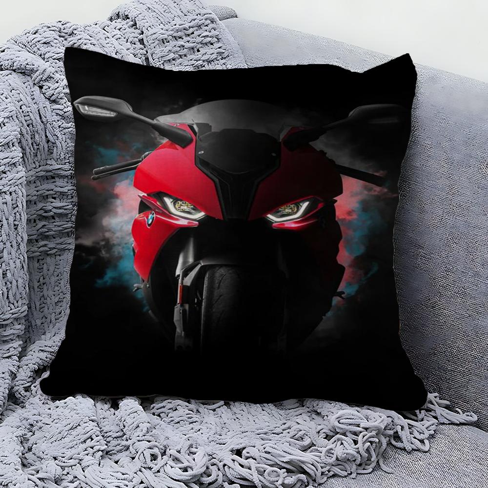 Modern Motorcycle Pillow Cover For Bedroom Room And Living Room Sofa Decorative Cushion Cover
