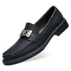Men's Plus Size Genuine Leather Loafers - Soft Sole Slip-on Driving Shoes (Sizes 46-48)