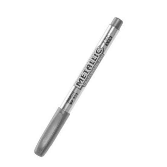 2 Stück 1,5 mm DIY Wasserdicht Goldener und Silberner Markierstift Album Studentenbedarf