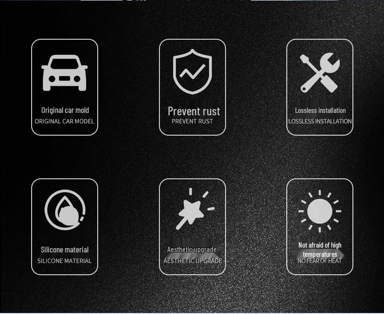 Xiaopeng Car Door Lock Protective Cover Sticker for X9 G6 P7 P5 G3 G9
