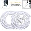 1/2meter 8-25mm Cable Spirals Wrap Tidy Cord Wire Banding Loom Storage Organizer PC TV Wire Winding Tube Wire Sleeves