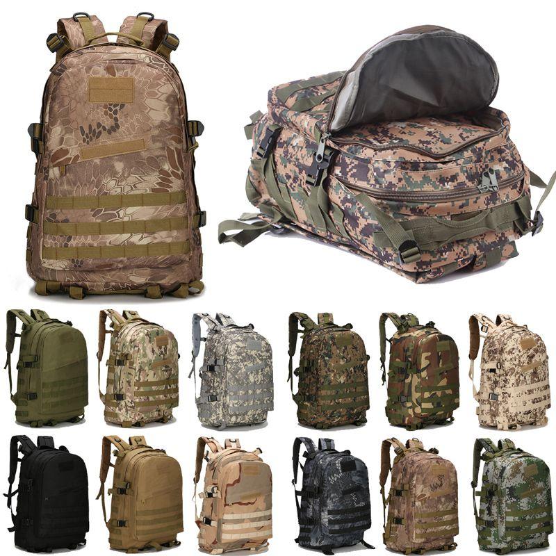 Military Tactical 40l Shoulder Backpack Rucksack Hiking Camping Trek Bag Outdoor