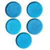 Big DIY Round Coaster Silicone Mold for Resin Concrete  Diameter 4.13inch