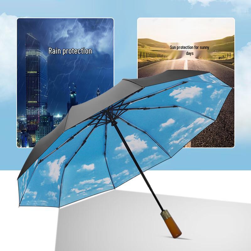 Nanqiao Retro Double-Layer Folding Umbrella