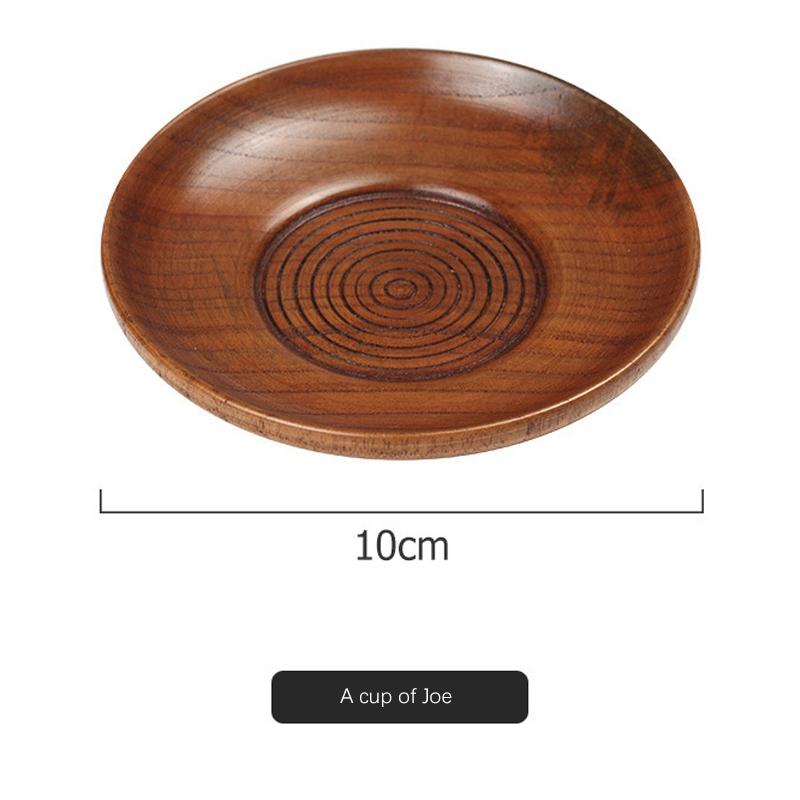 ABRW-Japanese Style Log Cup Wooden Big Belly Cup Sake Solid Wood Retro Insulated Teacup Set Drinking Cup 150ML