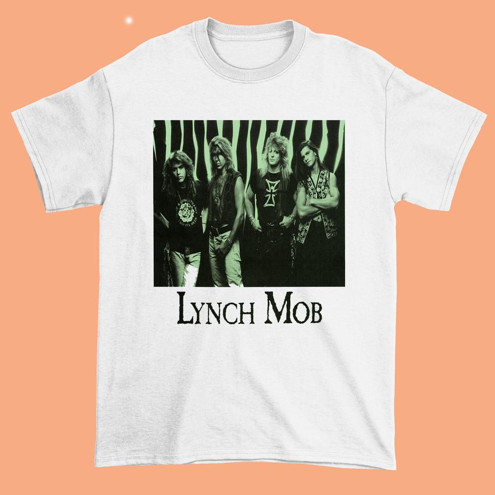 

New popular Lynch Mob Mad at the World Tour White Shirt All size Unisex T-Shirt M