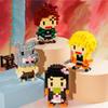 Demon Slayer Miniature Building Blocks Creative Assembled Cartoon Puzzle Toy