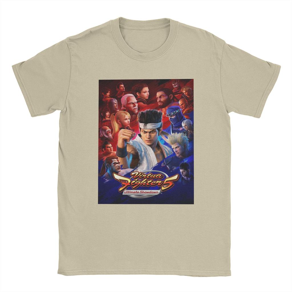 Virtua Fighter 5 Ultimate Showdown T-Shirt Men Fighting Game Novelty Cotton Tees Crewneck Short Sleeve T Shirts Printing Tops