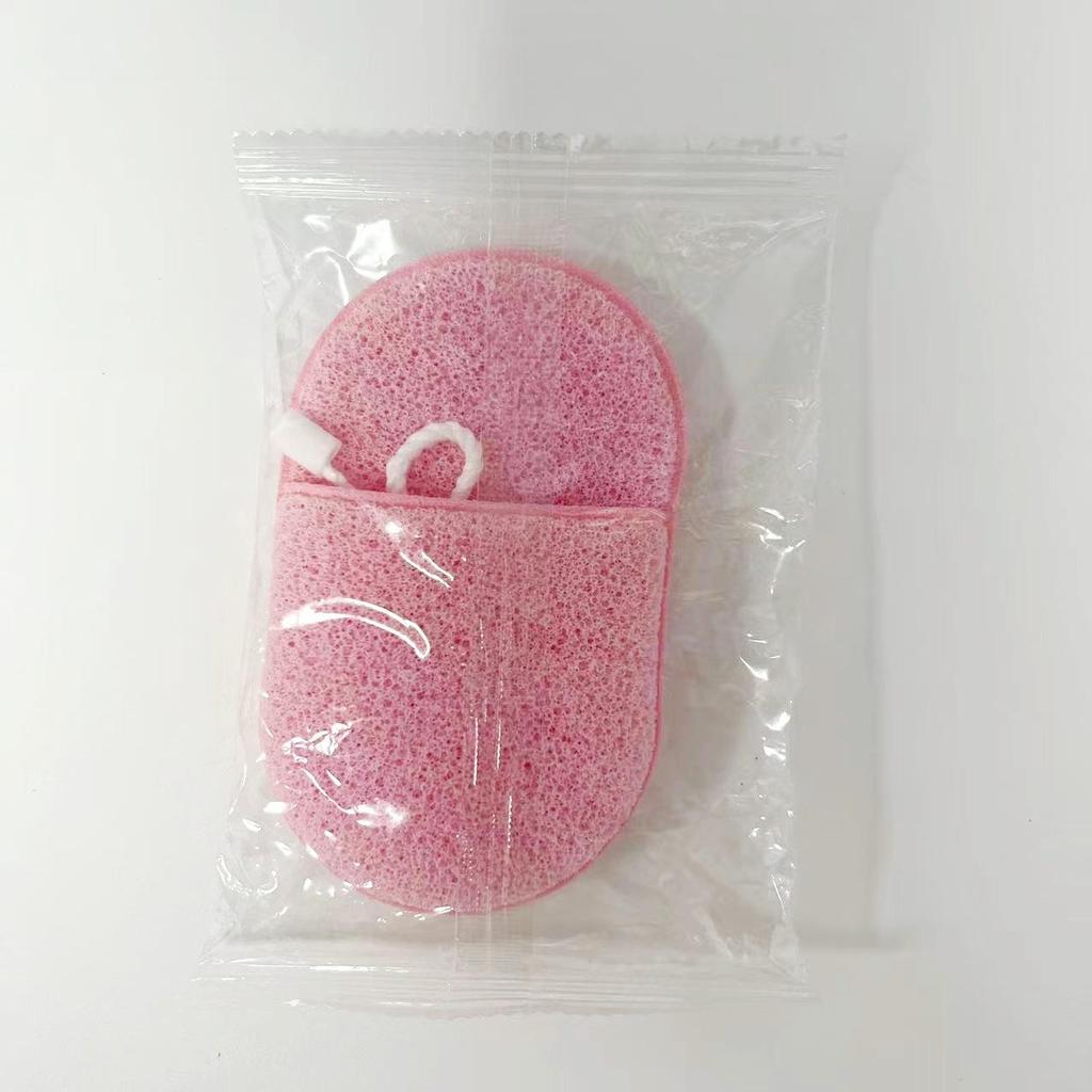 Konjac Face Wash Glove - Exfoliating Puff for Cleansing, Scrubbing, and Makeup Removal.