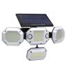 HIKARI LED Solar 3200LM Integrated Sensor Light with Two Motion and Light Wide Beam Remote 3 Lighting Waterproof and Dustproof Adjustable Perfect for