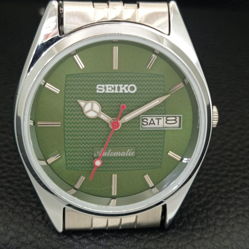 VINTAGE SEIKO AUTOMATIC 6309A JAPAN MENS REFURBISHED GREEN DIAL WATCH A443221-1