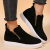 Women 2025 New Outdoor Winter  Ladies Shoes Side Zipper Casual Solid Sports Ankle Boots Comfortable Shoes for Women