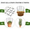 Trellis For Potted Plants Universal Stable Metal Houseplants Support Potted Plant Garden Trellis Stakes For Vine Ivy Clematis