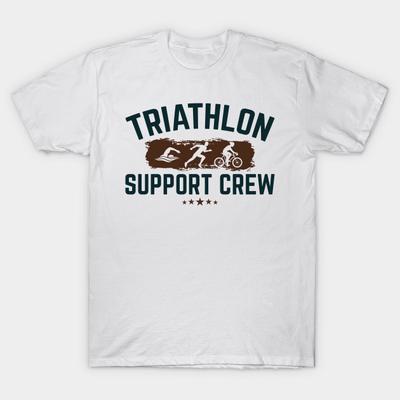 T Shirt Women Triathlon Support Crew Harajuku Print Kawaii Tshirt Summer Short Sleeve Female T-Shirt Top Tee