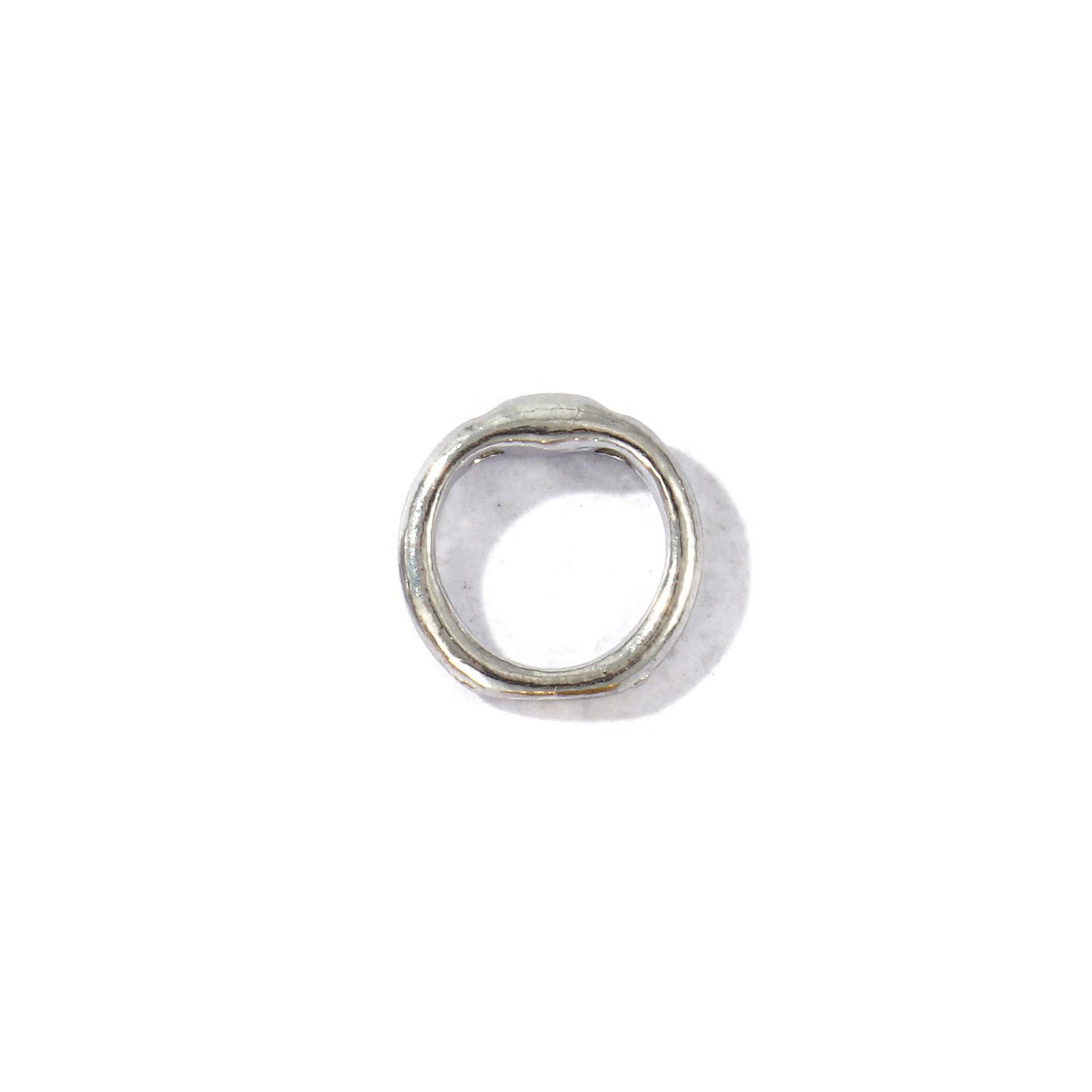 

10 PCs 304 Stainless Steel Cord End Caps For Necklace Bracelet Jewelry Making Accessory Wholesale 2 Holes Circle Ring
