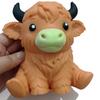 Jumbo Hooglandkoe Stressballen Squishies Fidget Speelgoed Knijpbal Fidget Speelgoed Voor Volwassenen Langzaam Rijzend Stressverlichting Knijpspeelgoed