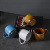 Retro Ceramic Coffee Cup High Value Couple Water Cup Coarse Pottery Afternoon Tea Hot Cup