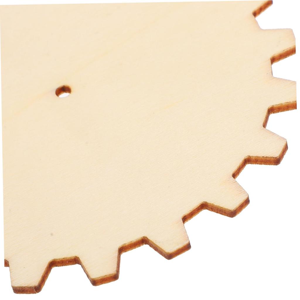 NUOBESTY Wooden Gear Craft 15 Inch Natural Wood Slices for DIY Craft Kit for Educational Craft Home Decoration Set, Pieces, 0.79-1.57 Diameter,