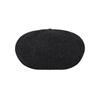 VARZAR VA Studded Octagonal Wool Beret Black