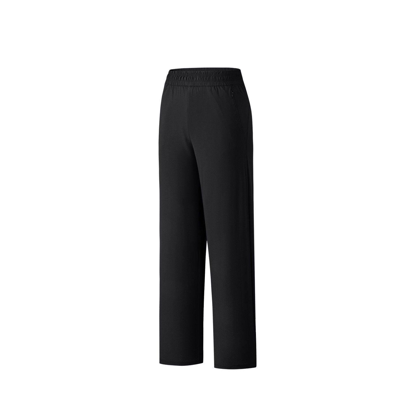 Anta Breathable Straight Leg Loose Knit Sports Pants Women bottoms 162627328-1 S