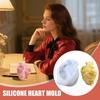 Cute Relief butterfly human heart silicone mold simulated heart Relief Soap Casting Wax Mould Chocolate Baking Supplies
